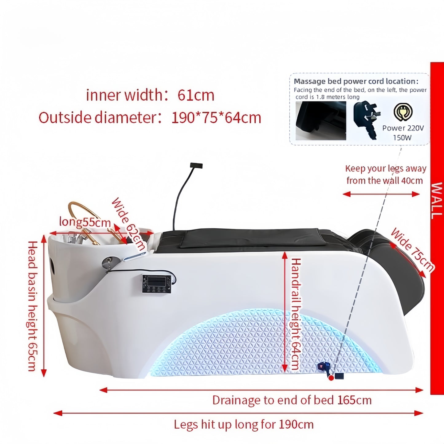Fauteuil Massant Head Spa : Ren