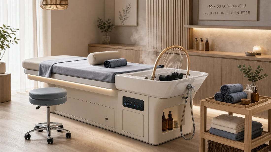 Machine Head Spa professionnelle prête pour une séance