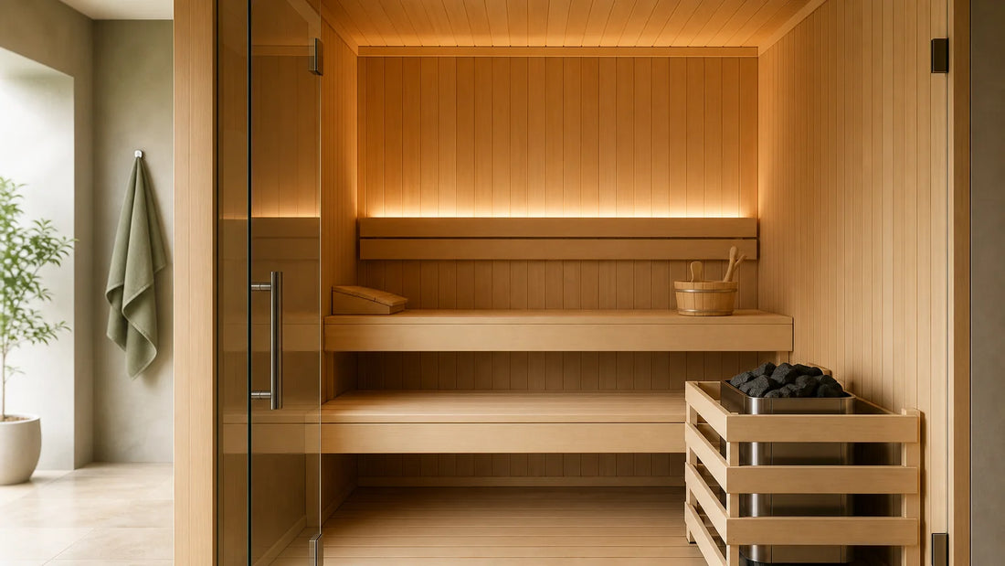Cabine de sauna professionnel dans un espace de bien-être