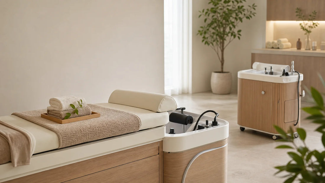 Équipement Head Spa professionnel dans un salon moderne