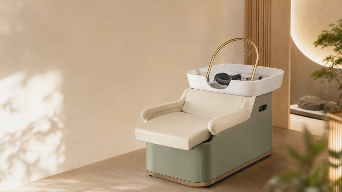 Équipement professionnel de Head Spa autonome dans un salon moderne