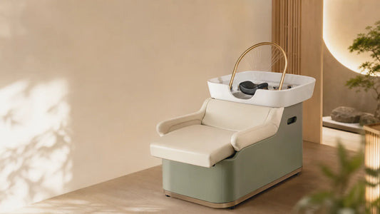Équipement professionnel de Head Spa autonome dans un salon moderne