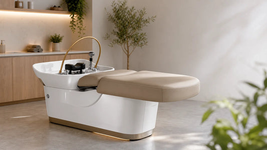 Équipement Head Spa professionnel installé dans un salon de coiffure contemporain
