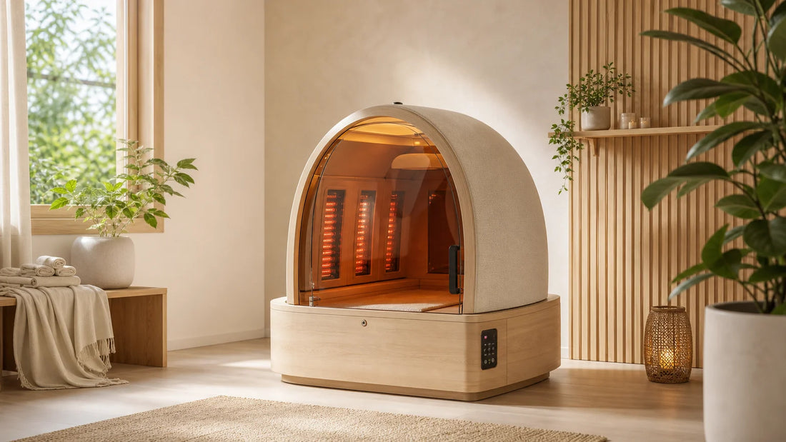 Sauna japonais professionnel installé dans une cabine de bien-être