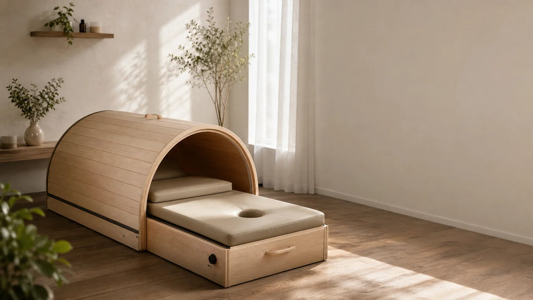 Dôme de sauna japonais dans un espace de bien-être