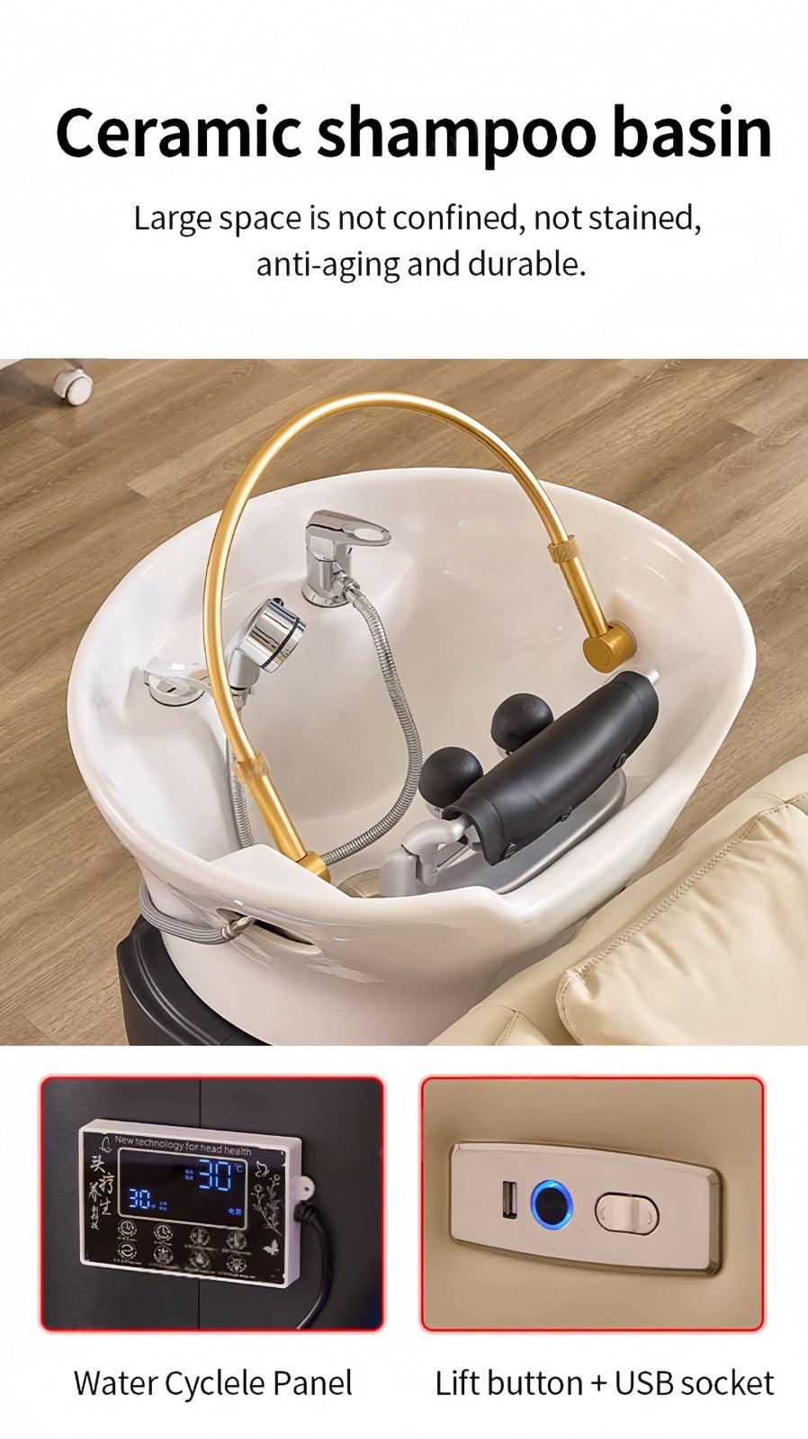 Fauteuil Coiffeur Head Spa : Enso