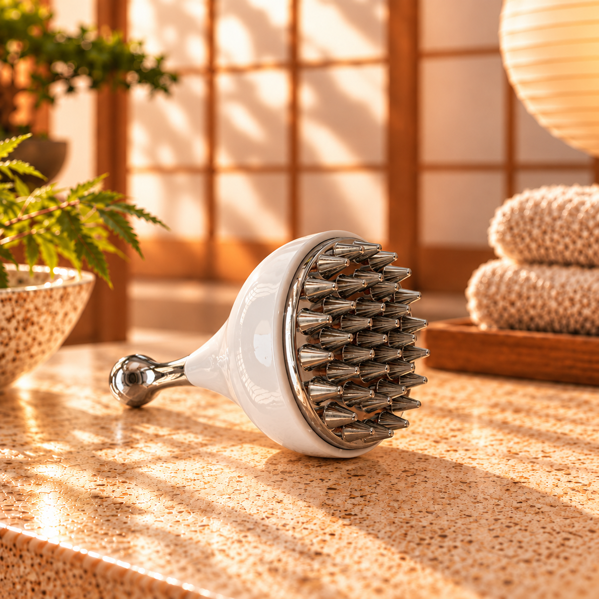 Metal ball roller