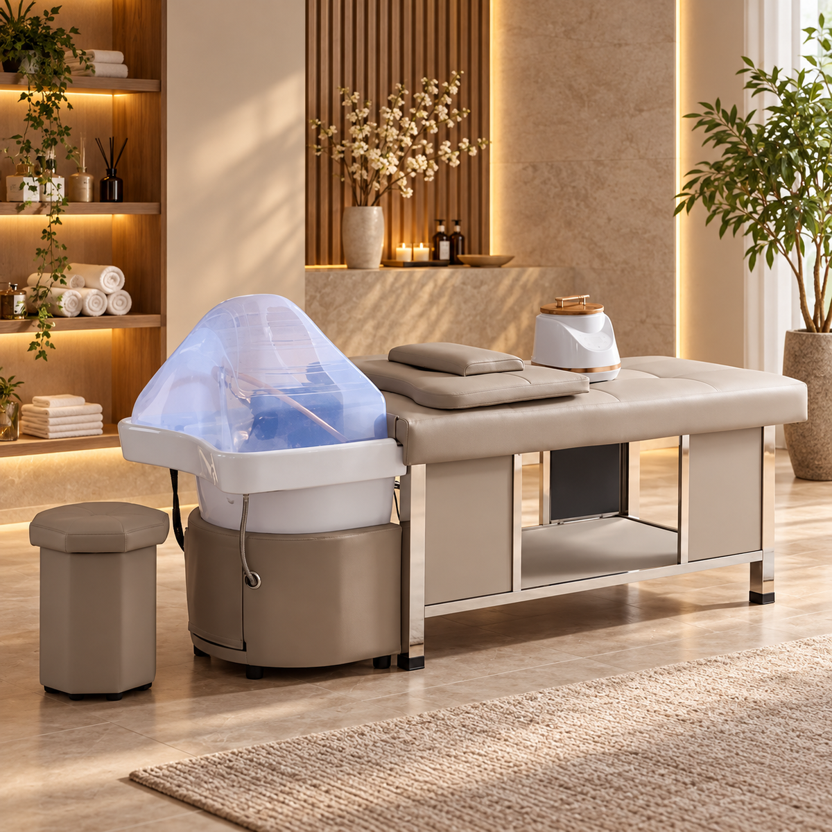 Mesa Head Spa com conexão: Nagomi