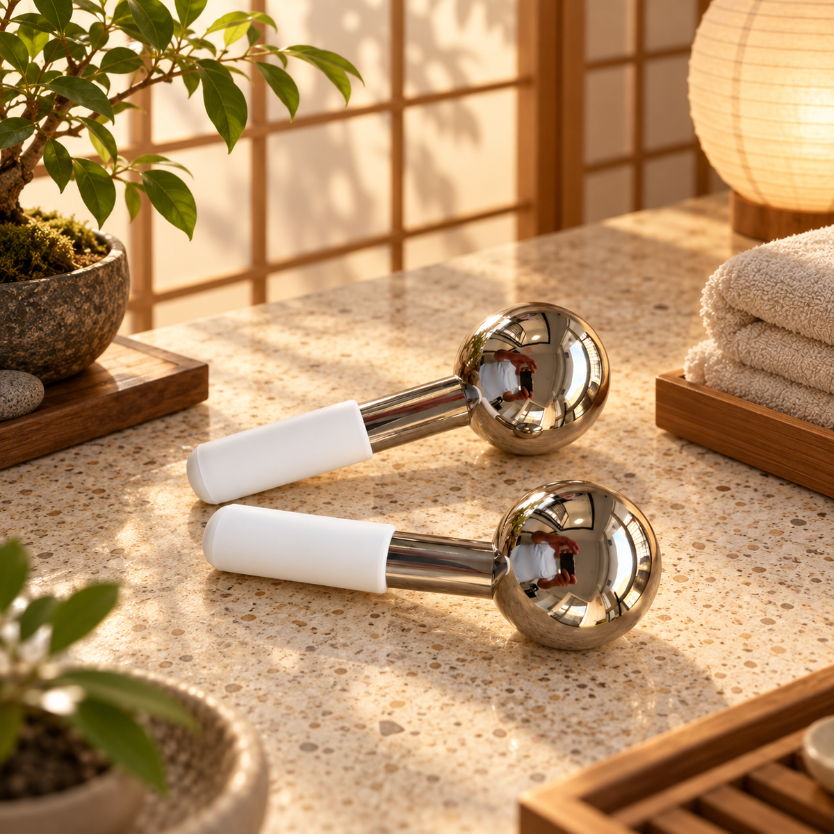 Metal ball roller