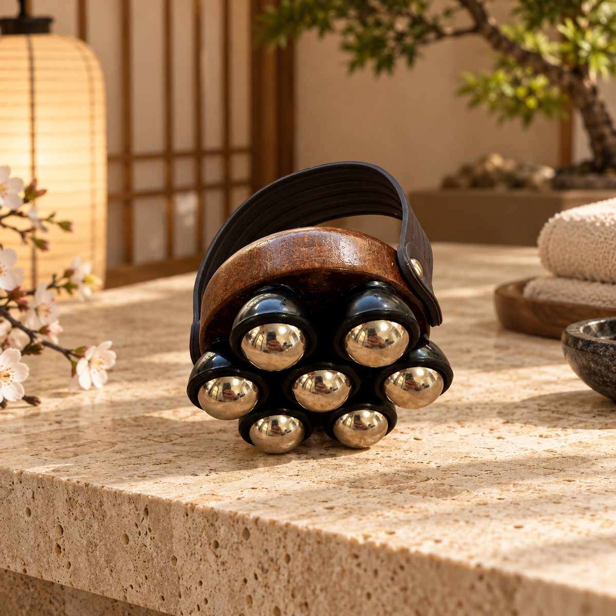 ROULEAU EN BILLES MÉTALLIQUES